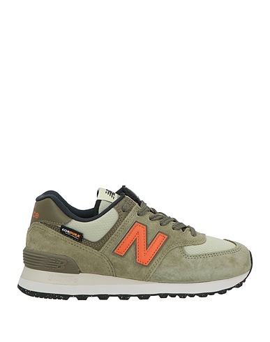 NEW BALANCE Sneakers Salbeigrün Leder, Gewebefasern