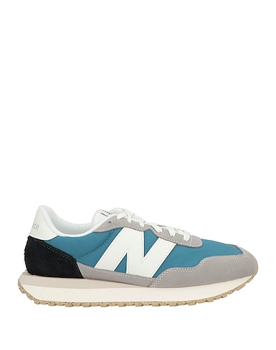 NEW BALANCE Sneakers Verde agua profundo Cuero, Fibras textiles