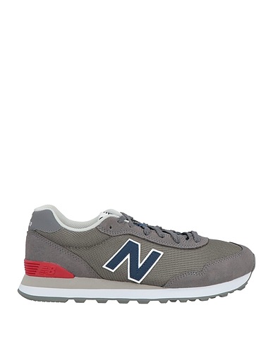 NEW BALANCE Sneakers Grau Leder, Gewebefasern