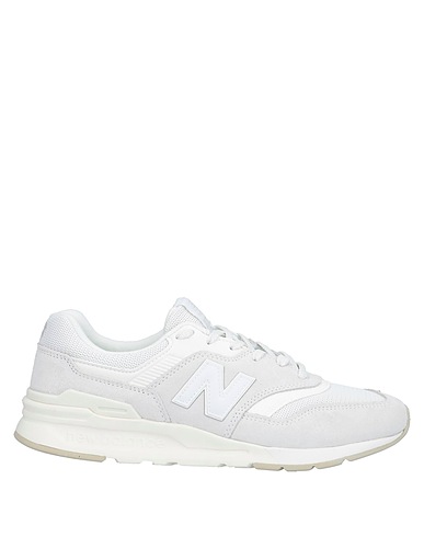 NEW BALANCE Sneakers Hellgrau Gewebefasern, Leder