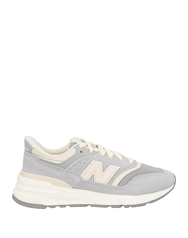 NEW BALANCE Sneakers Grigio chiaro Pelle, Fibre tessili
