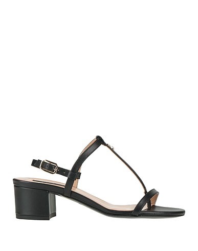 PATRIZIA PEPE Flip flops Black Leather
