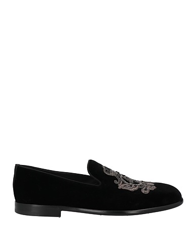 DOLCE&GABBANA Loafers Black Textile fibres