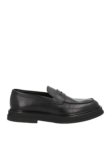 DOUCAL'S Loafers Black Leather