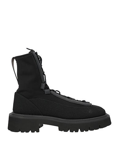 FERRAGAMO Stivaletti Nero Fibre tessili, Altre Fibre