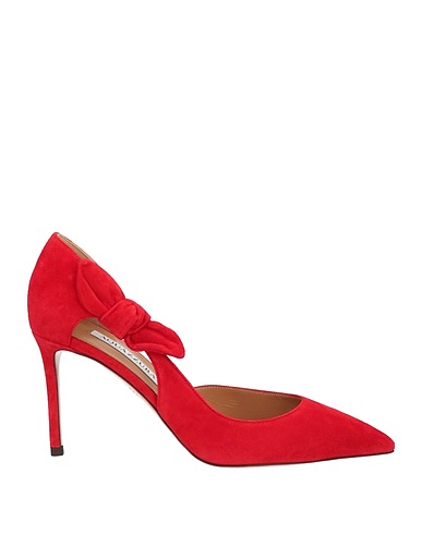 AQUAZZURA Court Red Leather
