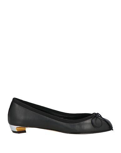 MCQUEEN Ballet flats Black Leather