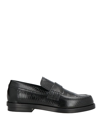 MCQUEEN Loafers Black Leather