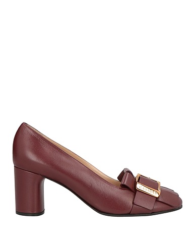CASADEI Décolleté Bordeaux Pelle di vitello