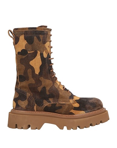 CASADEI Ankle boot Military green Leather