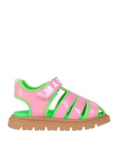 MARNI Sandali Rosa Pelle, Fibre tessili
