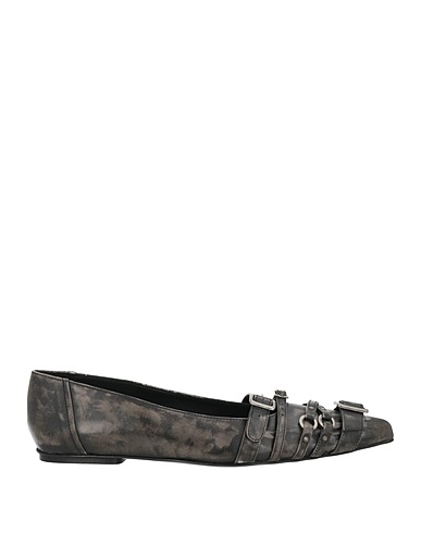 ACNE STUDIOS Ballet flats Charcoal Leather