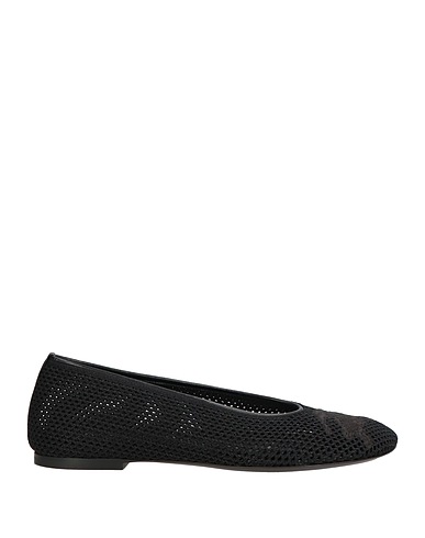 BURBERRY Ballerine Nero Fibre tessili