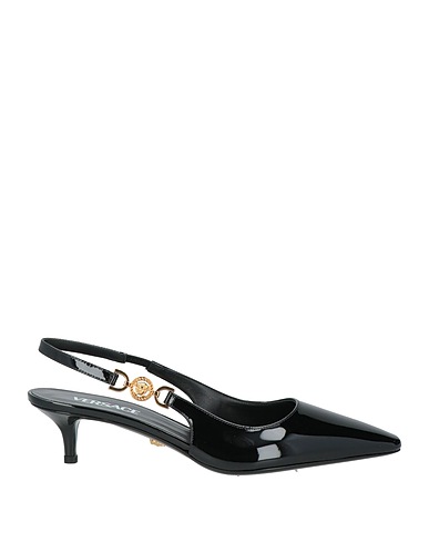 VERSACE Pump Black Leather