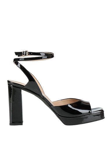 SILVIE Sandals Black Leather
