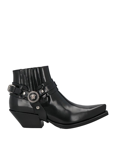 VERSACE Ankle boot Black Calfskin