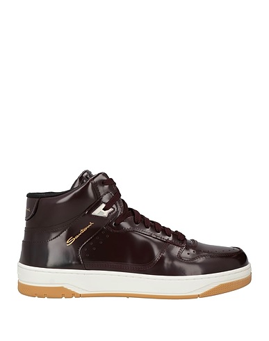 SANTONI Sneakers Moka Cuir