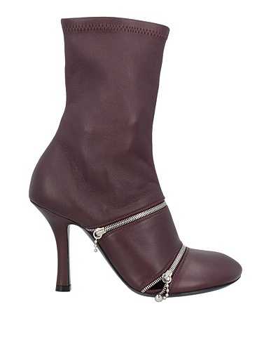 BURBERRY PRORSUM Ankle boot Plum Leather