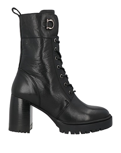 EMANUÉLLE VEE Stiefelette Schwarz Leder