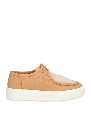 HENDERSON BARACCO Laced shoes Camel Camel skin, Lambskin