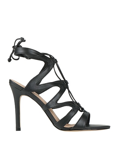 KILLANA. Sandals Black Leather