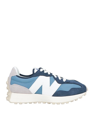NEW BALANCE Sneakers Navy blue Textile fibres, Leather