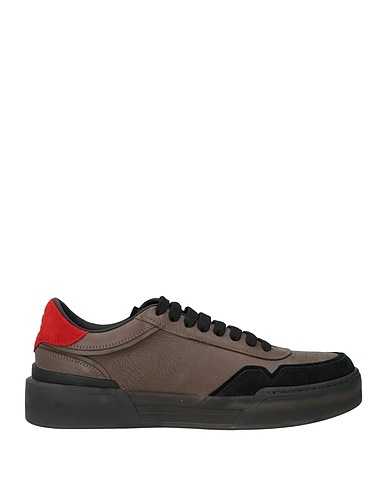 DOLCE&GABBANA Sneakers Khaki Leather