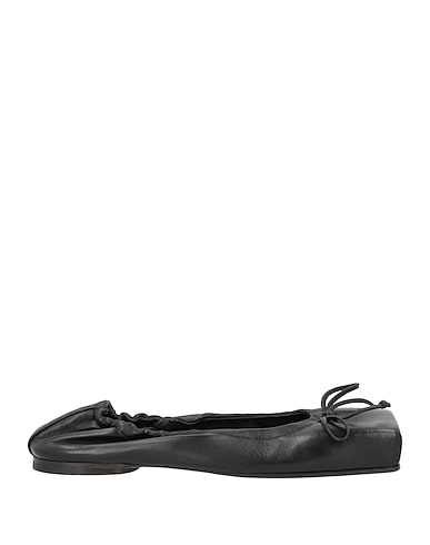 JACQUEMUS Ballet flats Black Leather