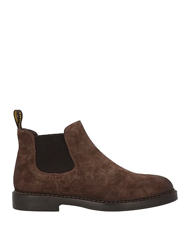 DOUCAL'S Ankle boot Dark brown Leather