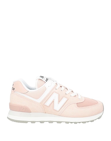 NEW BALANCE Sneakers Pink Leather, Textile fibres
