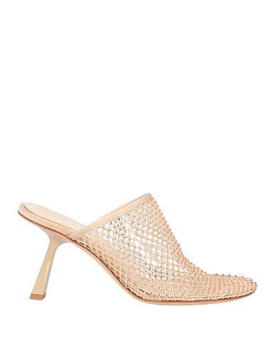 STUDIO AMELIA Mules and clogs Beige Textile fibres