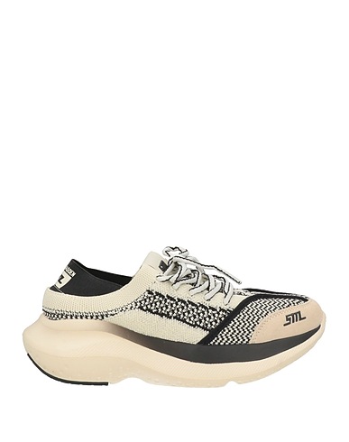 STEVE MADDEN Sneakers Beige Textile fibres, Leather