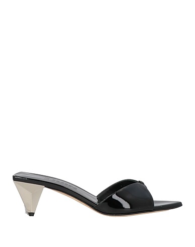 3JUIN Sandals Black Leather