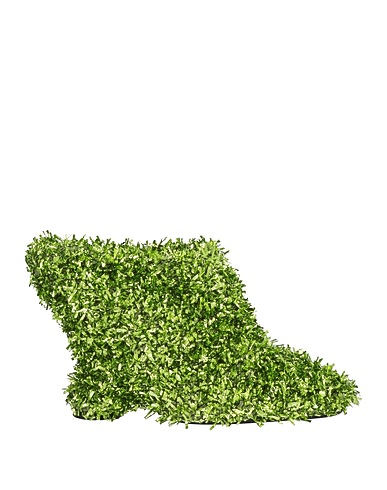 DRIES VAN NOTEN Mules and clogs Green Textile fibers