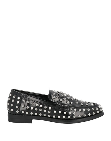STEVE MADDEN Loafers Black Textile fibres