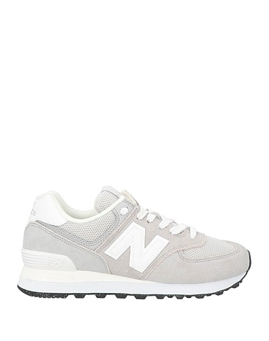 NEW BALANCE Sneakers Light grey Leather, Textile fibres
