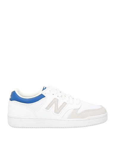 NEW BALANCE Sneakers Bianco Pelle, Fibre tessili