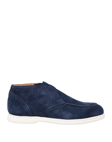 DOUCAL'S Ankle boot Navy blue Leather