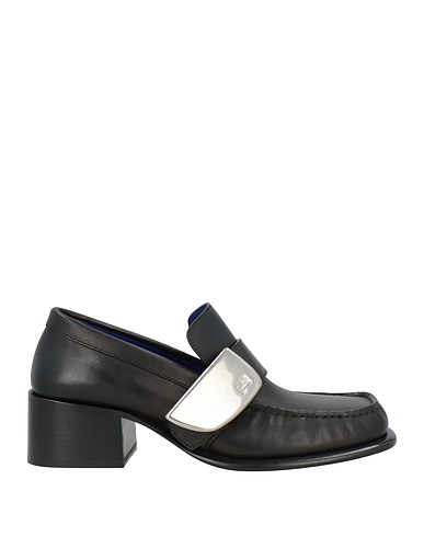 BURBERRY Loafers Black Leather