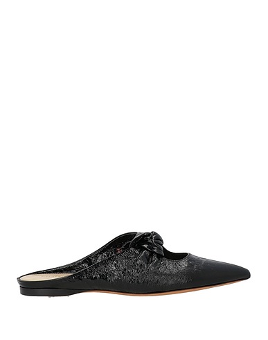 KHAITE Mules and clogs Black Leather