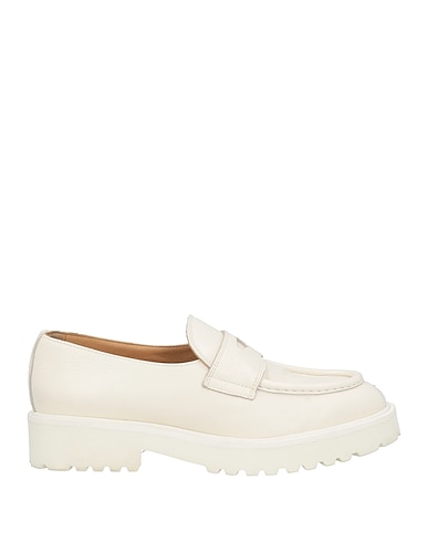 DOUCAL'S Loafers White Leather