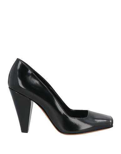 KHAITE Court Black Leather