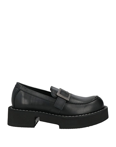GCDS x CLARKS 모카신 블랙 가죽