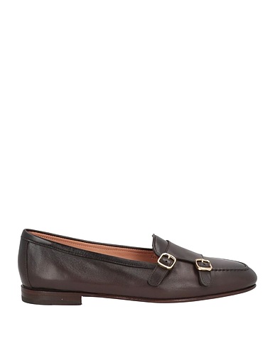 SANTONI Loafers GOODYEAR Dark brown Leather