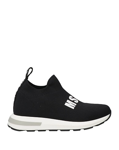 MSGM Sneakers KIDS Black Textile fibres