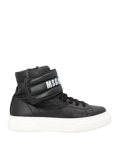 MSGM Sneakers KIDS Black Leather