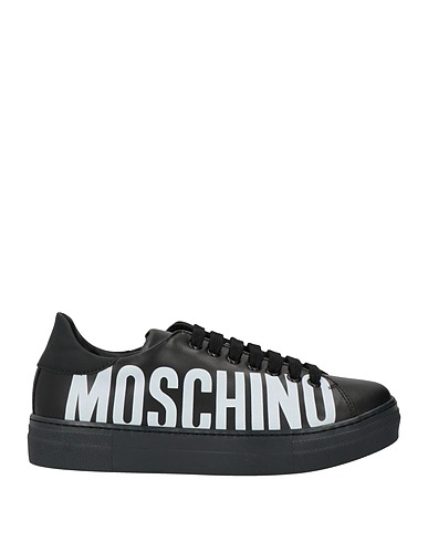 MOSCHINO TEEN Sneakers Black Leather