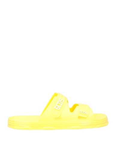 GCDS Sandals Yellow Rubber