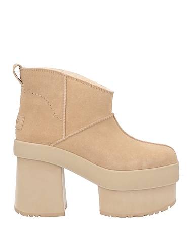 UGG Bottine NEW HEIGHTS PLATFORM MINI
BEIGE Cuir, Fibres textiles