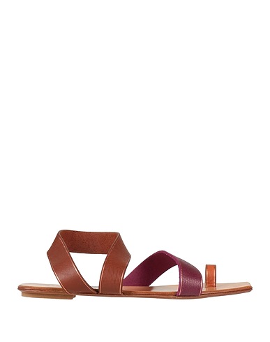 PEDRO GARCÍA Flip flops Brown Cow leather